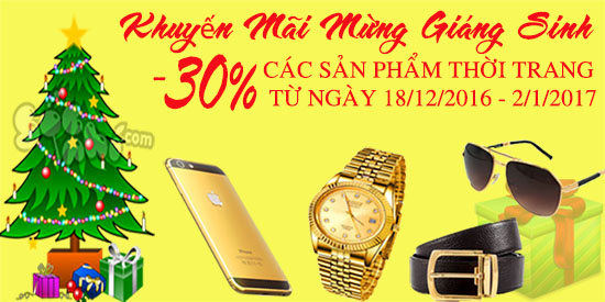 Chương trình khuyến mãi mừng Giáng Sinh năm 2017- Vina Gold Art